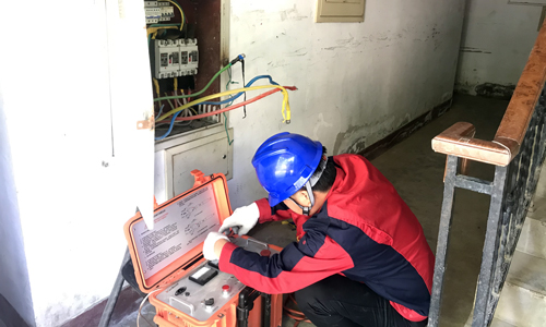 新新家園25#樓電纜故障檢測、維修